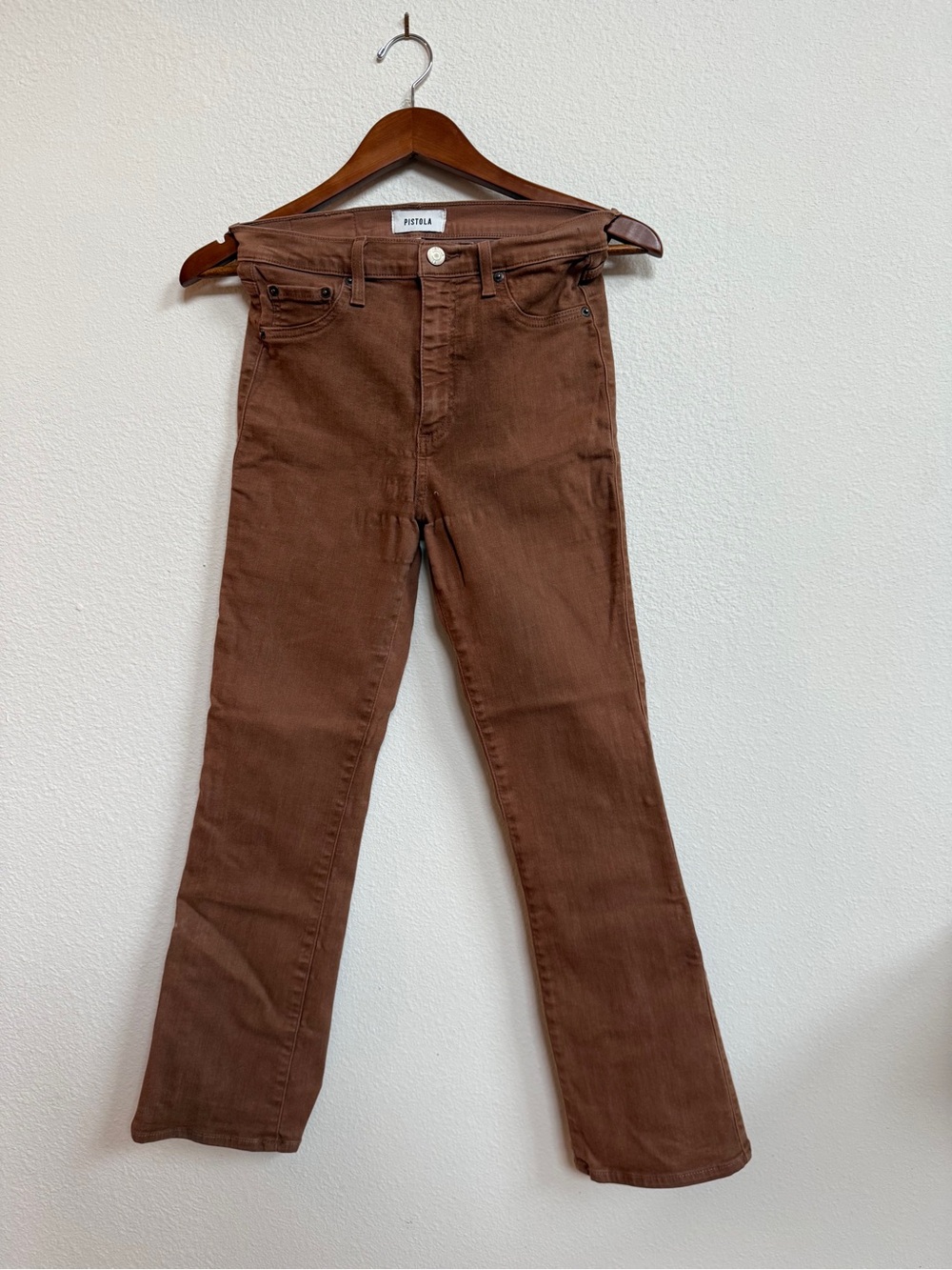 pistola Brown Straight Leg Jeans